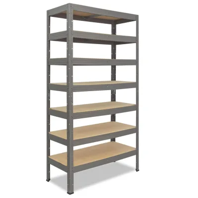 shelfplaza Schwerlastregal Grau 90x180x60 cm
