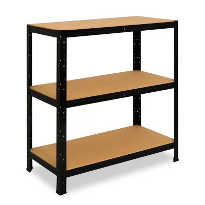 shelfplaza Schwerlastregal Schwarz 100x115x50 cm