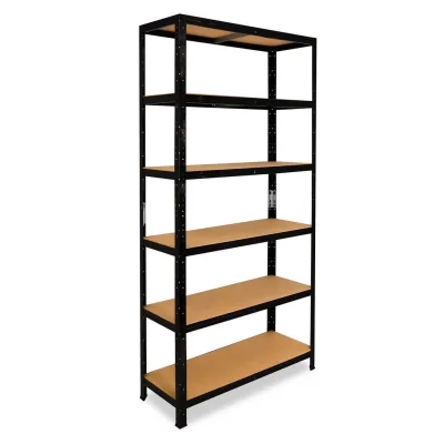 shelfplaza Schwerlastregal Schwarz 40x180x60 cm
