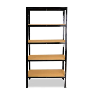 shelfplaza Schwerlastregal Schwarz 60x200x30 cm