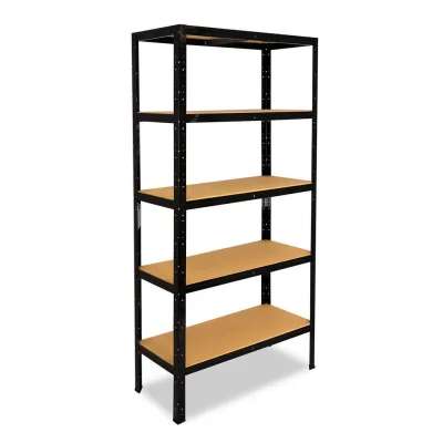 shelfplaza Schwerlastregal Schwarz 70x200x45 cm