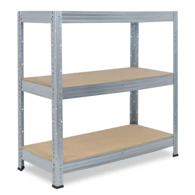 shelfplaza Schwerlastregal Silber 100x115x40 cm