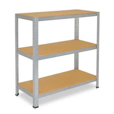 shelfplaza Schwerlastregal Silber 120x115x60 cm