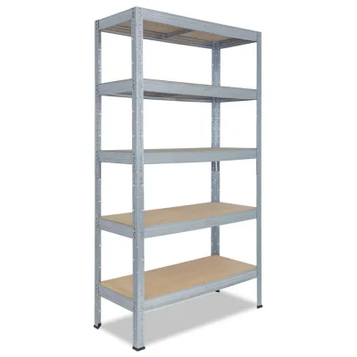 shelfplaza Schwerlastregal Silber 120x200x50 cm