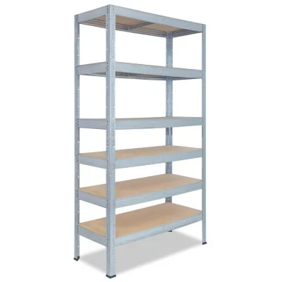 shelfplaza Schwerlastregal Silber 30x200x40 cm