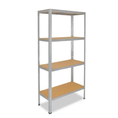 shelfplaza Schwerlastregal Silber 40x155x45 cm