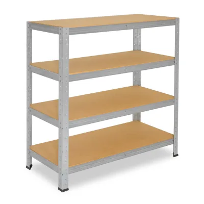 shelfplaza Schwerlastregal Silber 45x115x30 cm