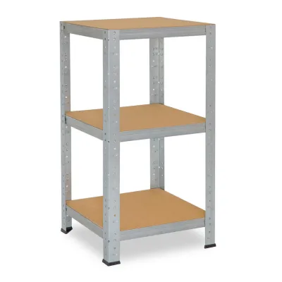 shelfplaza Schwerlastregal Silber 50x90x50 cm