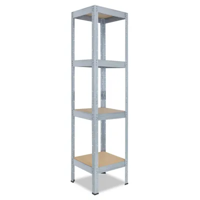 shelfplaza Schwerlastregal Silber 60x200x60 cm