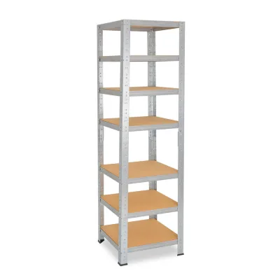 shelfplaza Schwerlastregal Silber 60x230x60 cm