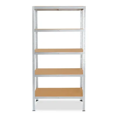 shelfplaza Schwerlastregal Silber 90x155x50 cm