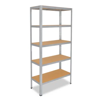 shelfplaza Schwerlastregal Silber 90x155x60 cm