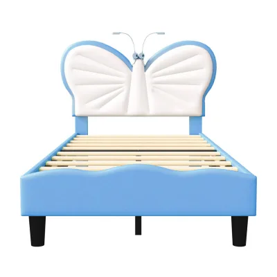 Shopentra Polsterbett Blau