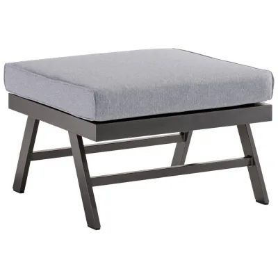 Sieger Loungetisch Grau, Hellgrau 72x47x72 cm