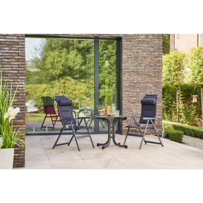 Siena Garden Gartenset Anthrazit, Schwarz