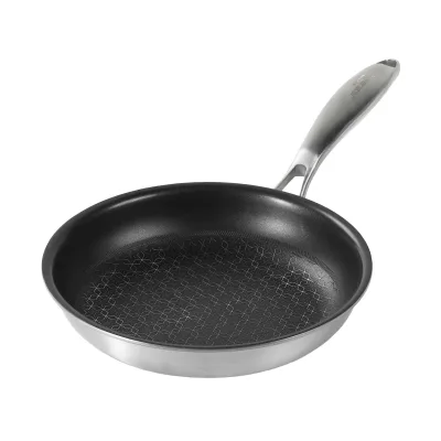 Silverstar Edelstahlpfanne 20 cm Wabenstruktur