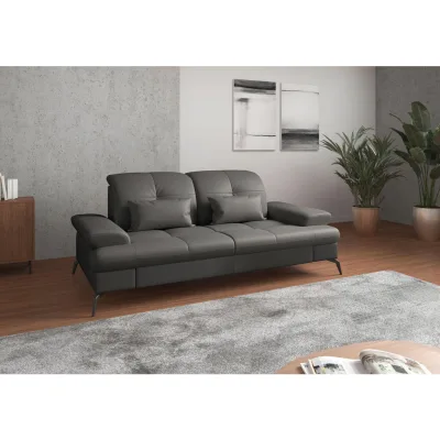 Sit & More 3-Sitzer-Sofa Anthrazit 212x90x122 cm
