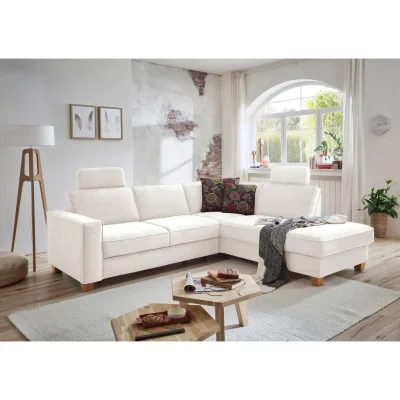Sit & More Ecksofa Creme 236x213 cm