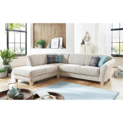 Sit & More Ecksofa Creme 257x212 cm