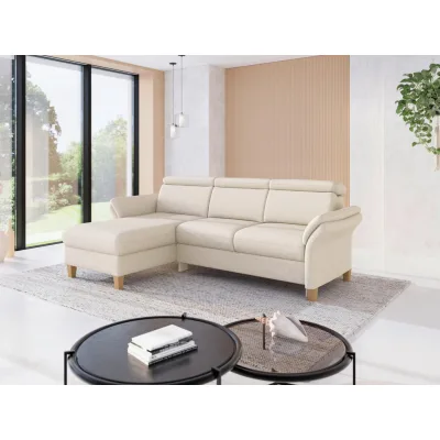 Sit & More Ecksofa Glendale E Creme 253x166 cm
