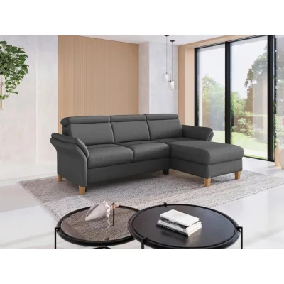 Sit & More Ecksofa Glendale E Dunkelgrau 253x166 cm