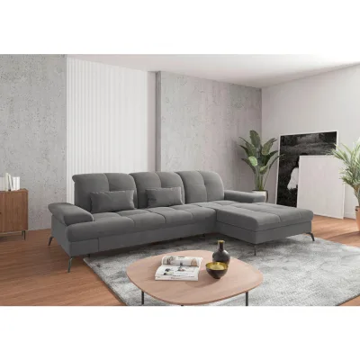 Sit & More Ecksofa Grau 279x185 cm