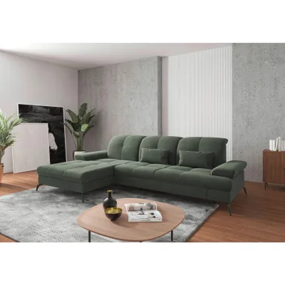 Sit & More Ecksofa Grün 279x185 cm