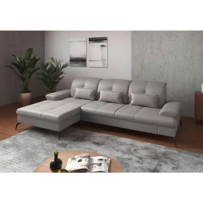 Sit & More Ecksofa Hellgrau 279x185 cm