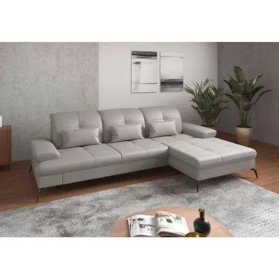 Sit & More Ecksofa Hellgrau 279x185 cm