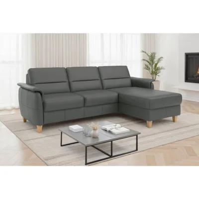 Sit & More Ecksofa Palmera E Anthrazit 244x163 cm
