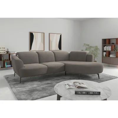 Sit & More Ecksofa ZOE E Schlamm 309x199 cm