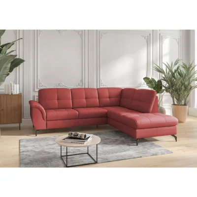 Sit & More Ecksofa Zora E Rot 244x212 cm