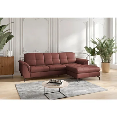 Sit & More Ecksofa Zora E Rotbraun 262x164 cm