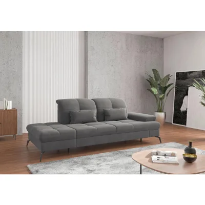 Sit & More Récamiere Grau 231x90x122 cm