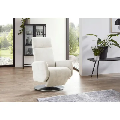 Sit & More Relaxsessel Kobra V Creme 71x110x82 cm