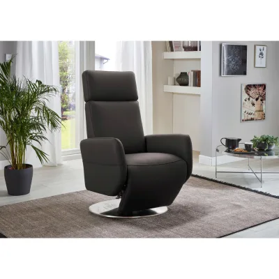 Sit & More Relaxsessel Kobra V Mokka 71x110x82 cm