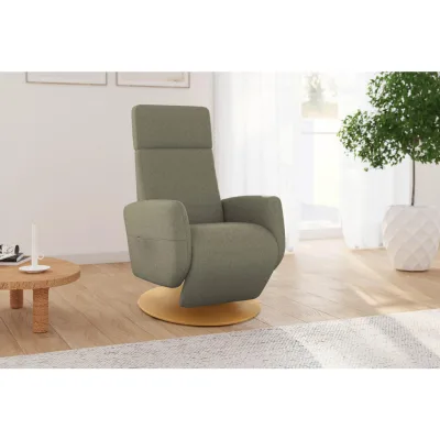 Sit & More Relaxsessel Rochelle E Olivgrün 71x110x82 cm