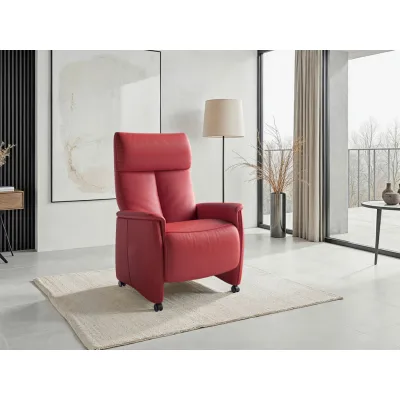 Sit & More Relaxsessel TV Cremona Comfort E L3 Rot 76x114x84 cm