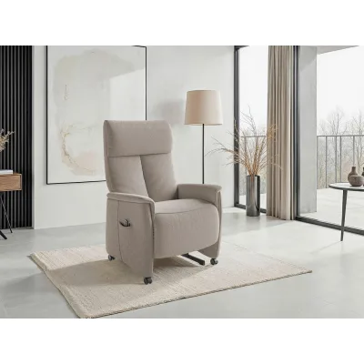 Sit & More Relaxsessel TV Cremona Comfort E L3 Taupe 76x114x84 cm