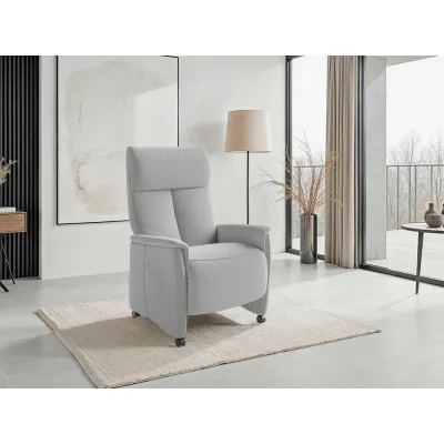 Sit & More Relaxsessel TV Cremona Comfort E S1 Silber 76x110x84 cm