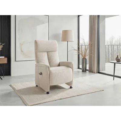 Sit & More Relaxsessel TV Cremona Comfort E S1 Silber 76x110x84 cm