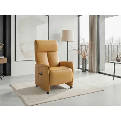 Sit & More Relaxsessel TV Cremona Comfort E XL Currygelb 76x119x84 cm