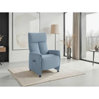 Sit & More Relaxsessel TV Cremona Comfort E XL Hellblau 76x119x84 cm