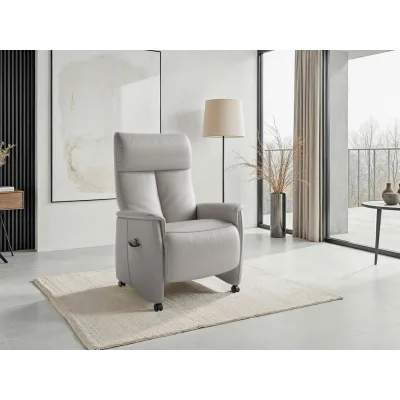 Sit & More Relaxsessel TV Cremona Comfort E XL Hellgrau 76x119x84 cm
