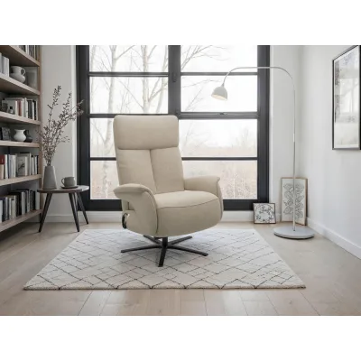 Sit & More Relaxsessel TV Triple Seven Xtra Large M2 Beige 86x113x86 cm