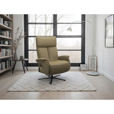 Sit & More Relaxsessel TV Triple Seven Xtra Large M2 Olivgrün 86x113x86 cm