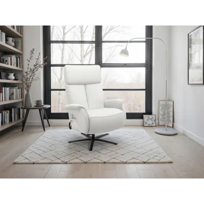 Sit & More Relaxsessel TV Triple Seven Xtra Large XL Weiß 86x120x86 cm