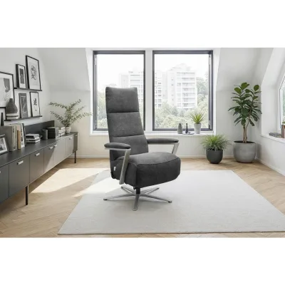 Sit & More Relaxsessel TV Vario Comfort E M2 Anthrazit 70x126x85 cm