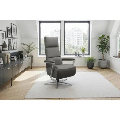 Sit & More Relaxsessel TV Vario Comfort E S1 Mokka 70x124x85 cm