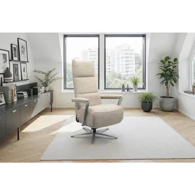 Sit & More Relaxsessel TV Vario Comfort E S1 Sand 70x124x85 cm